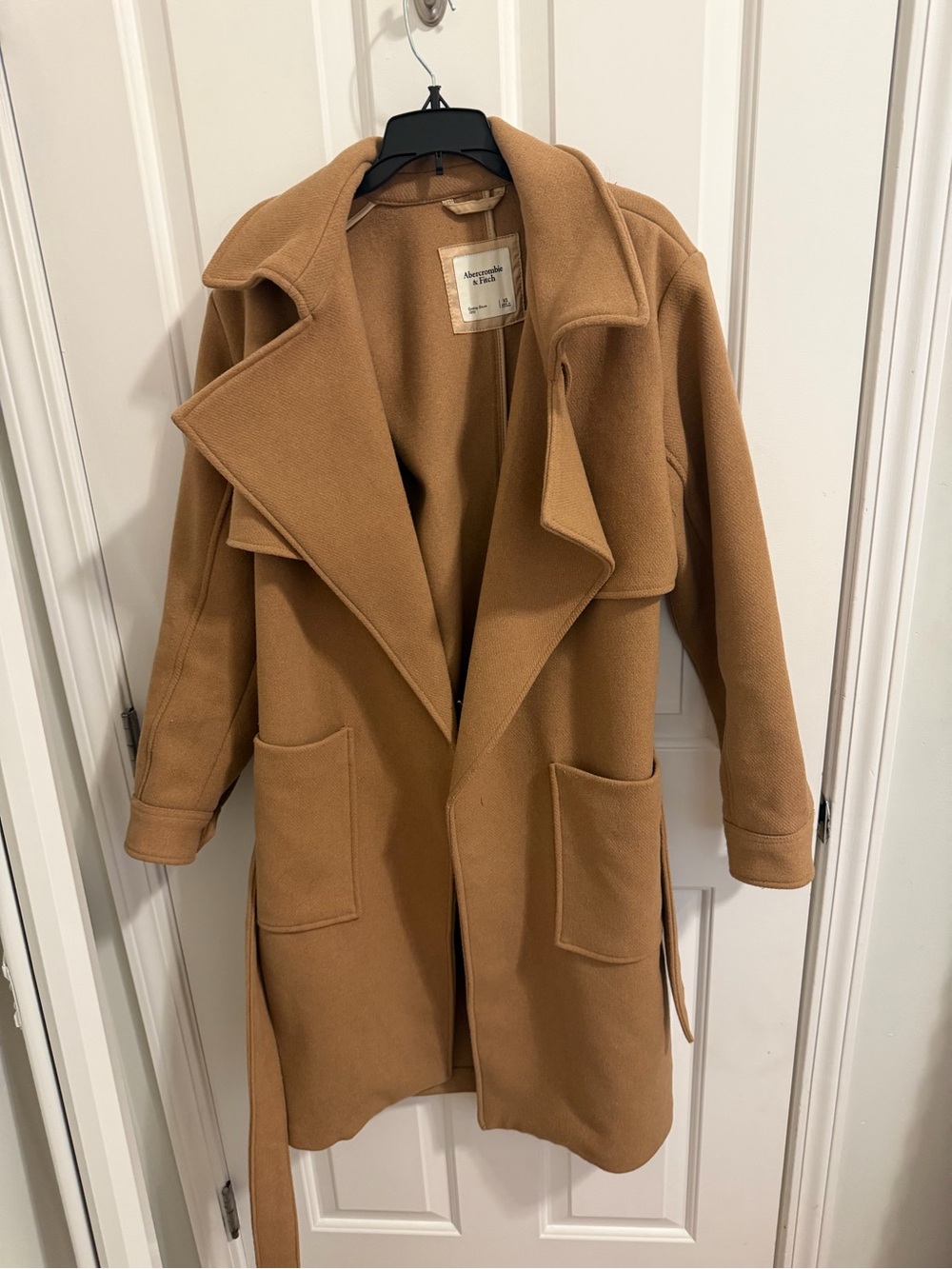 Abercrombie Wool Blend Trench Coat - Picture 3 of 4